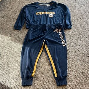 Clueless Black and Yellow Lounge Set